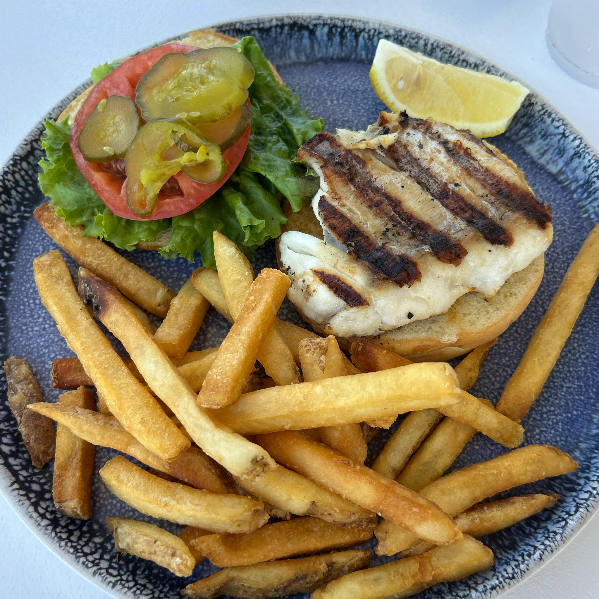 Grouper Sammy at Tampa Yacht & Country Club — shared on Makan
