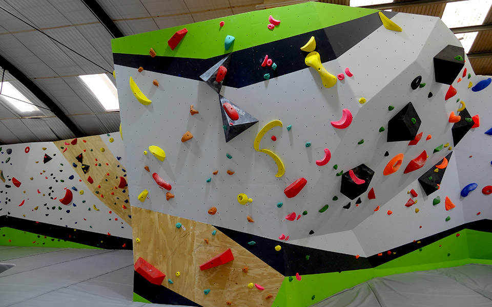 Zona de entrenamiento y campus board