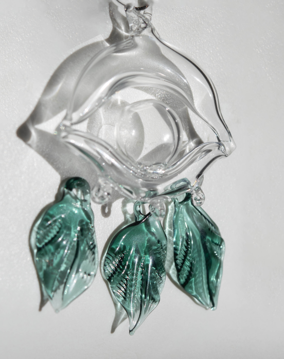 Floral Vision - Turquoise Transparent