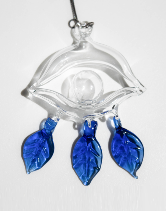 Floral Vision - Blue Transparent