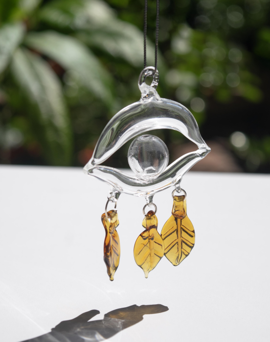 Floral Vision - Amber Transparent