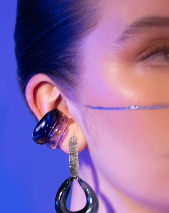 Volatile Earcuff Blue