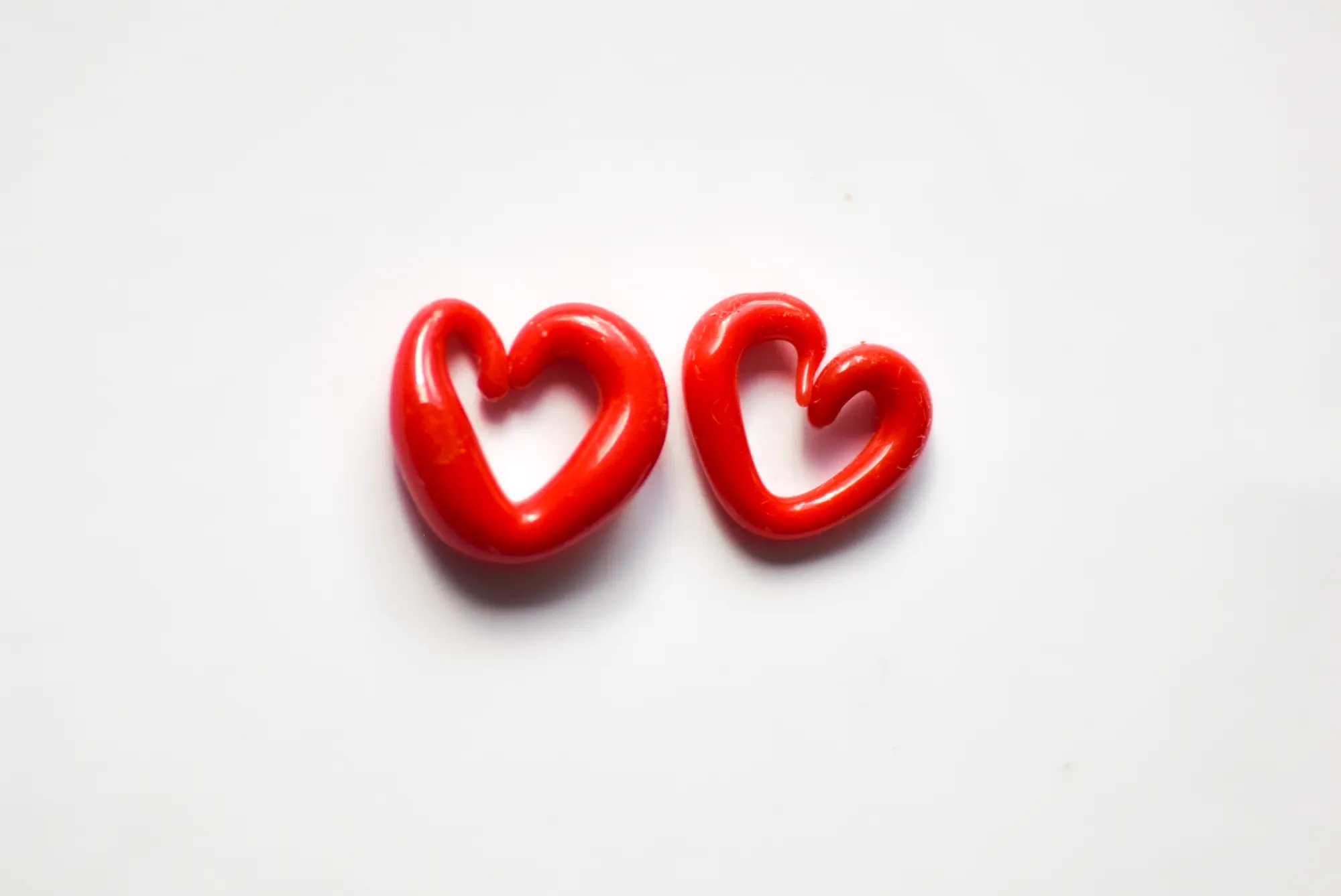 Corazones Mini  - Rojo Intenso