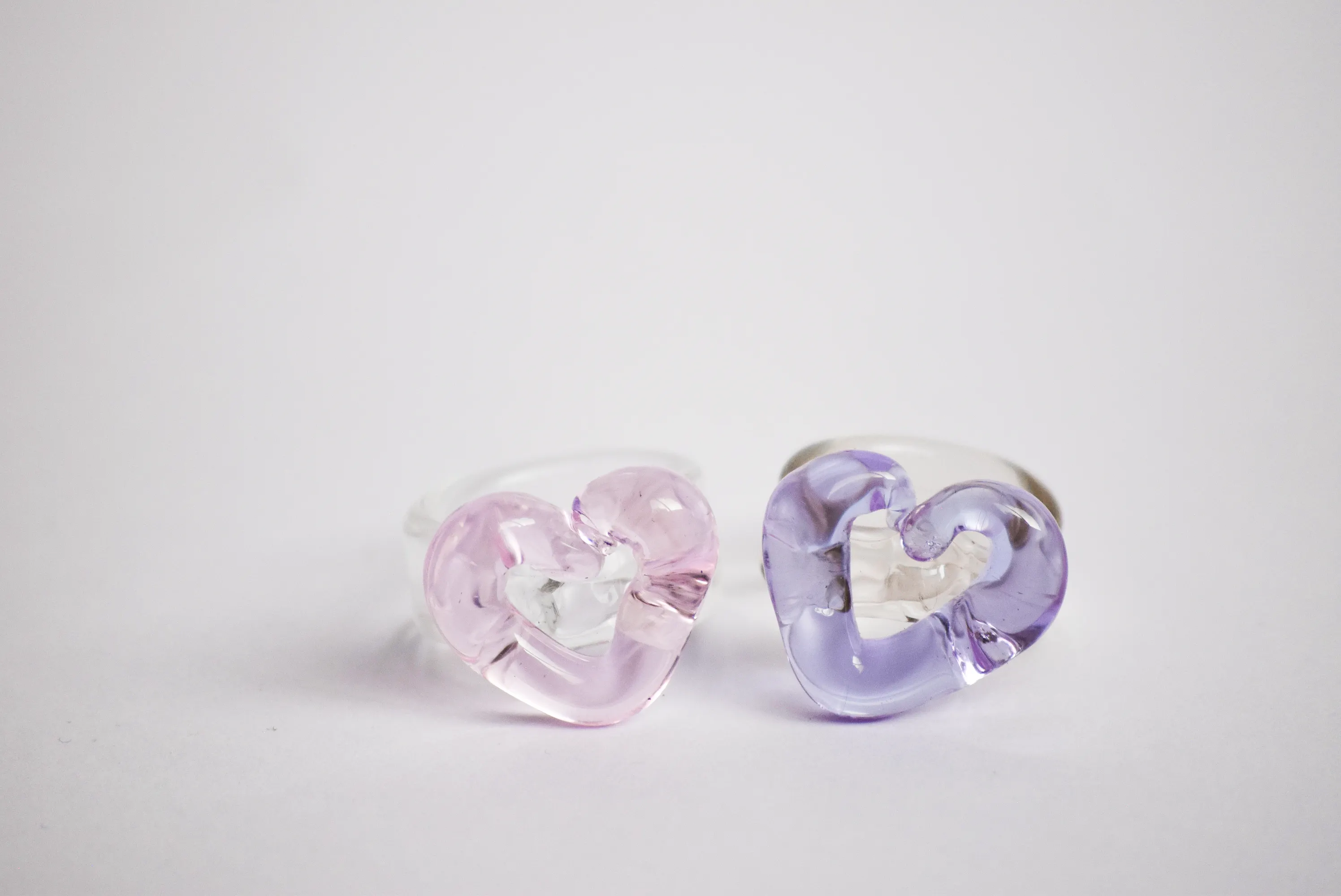 Anillo corazón - Rosado