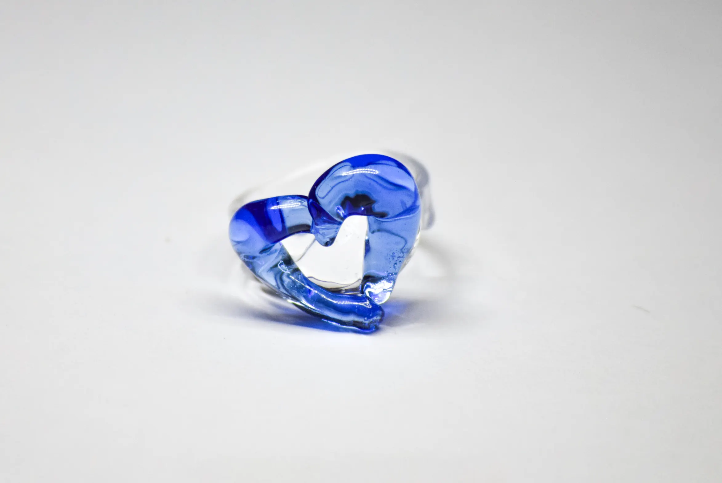 Anillo corazón - Azul