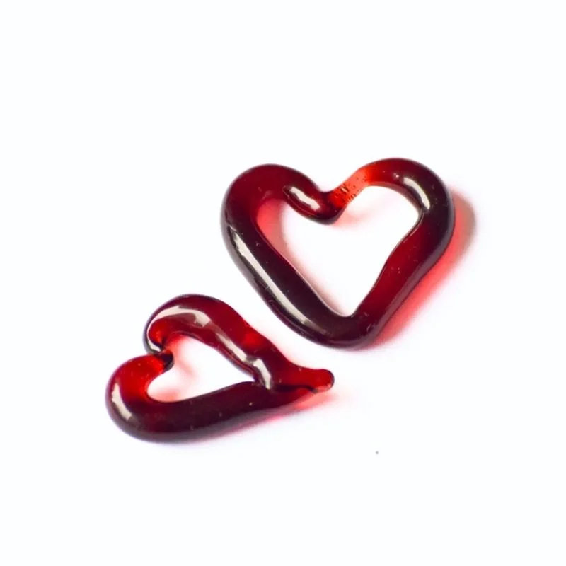 Corazones Mini  Rojo Cereza