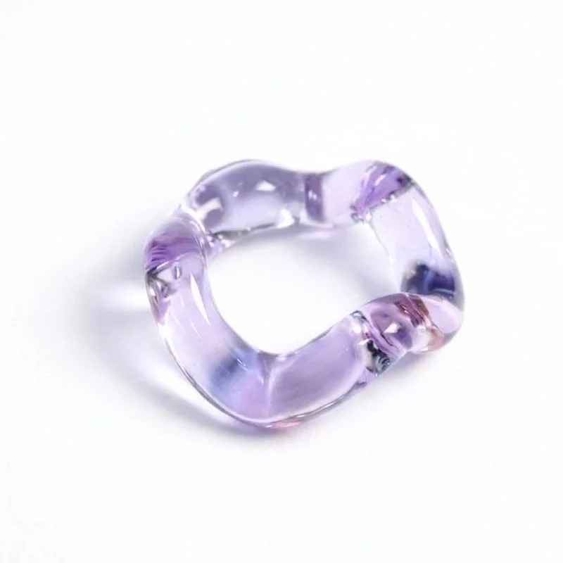 Anillo Efimero  Morado