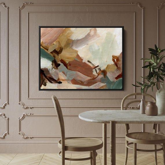 A table and chairs in front of a painting

AI-generated content may be incorrect.
