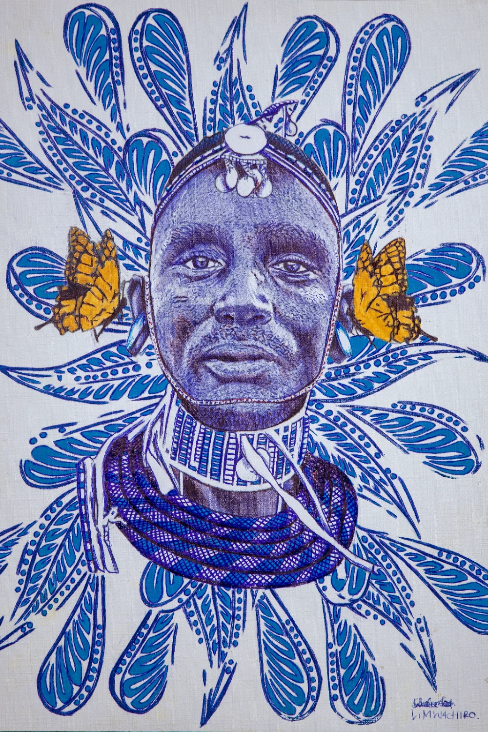 Butterfly Maasai Warrior