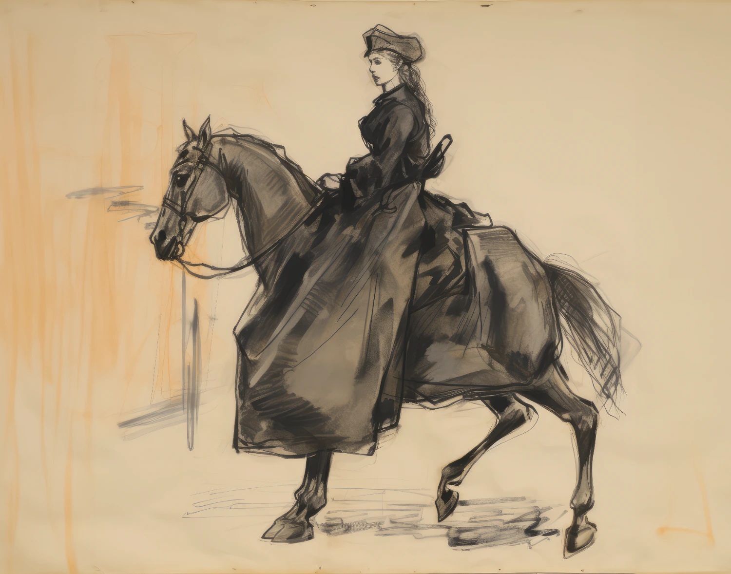 Woman On Horse