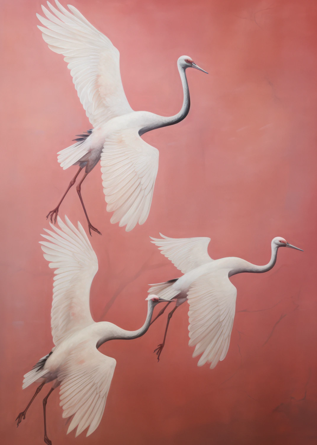 Flying Swans