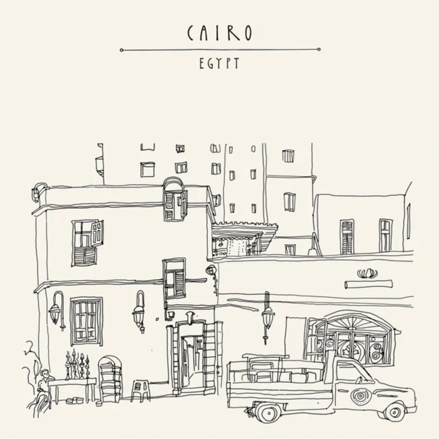 Cairo Egypt Vintage Travel