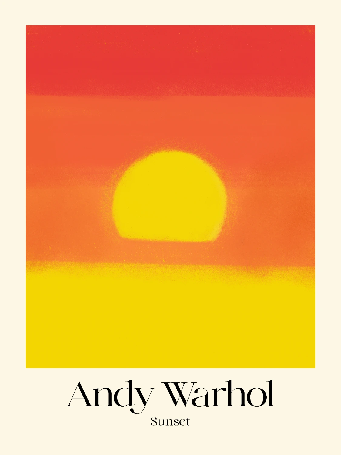 Andy Warhol Sunset 3