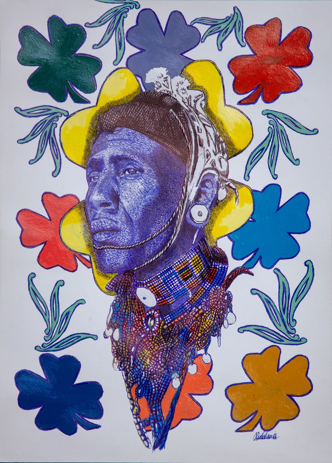 Clover Maasai Warrior