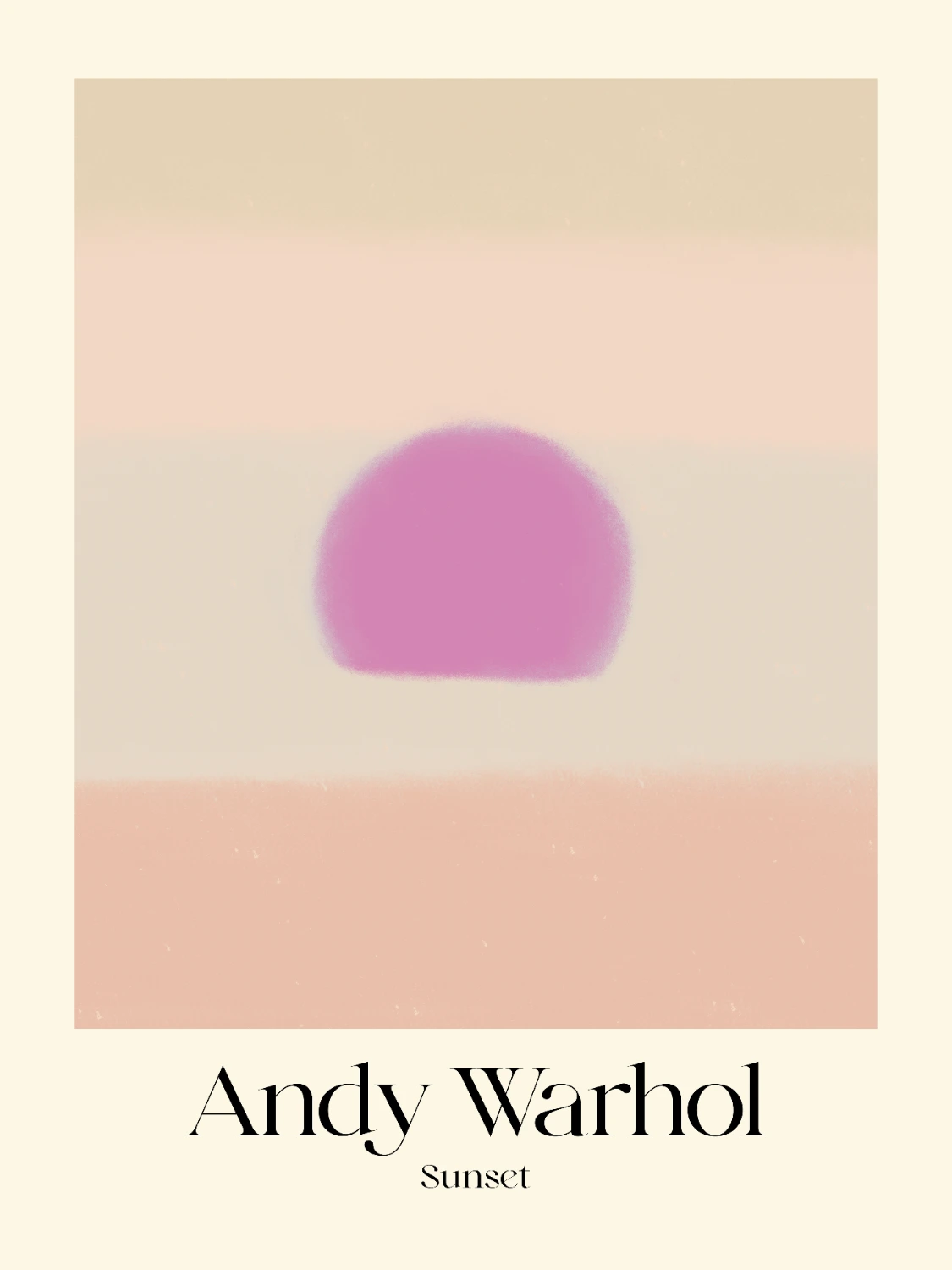 Andy Warhol Sunset 2
