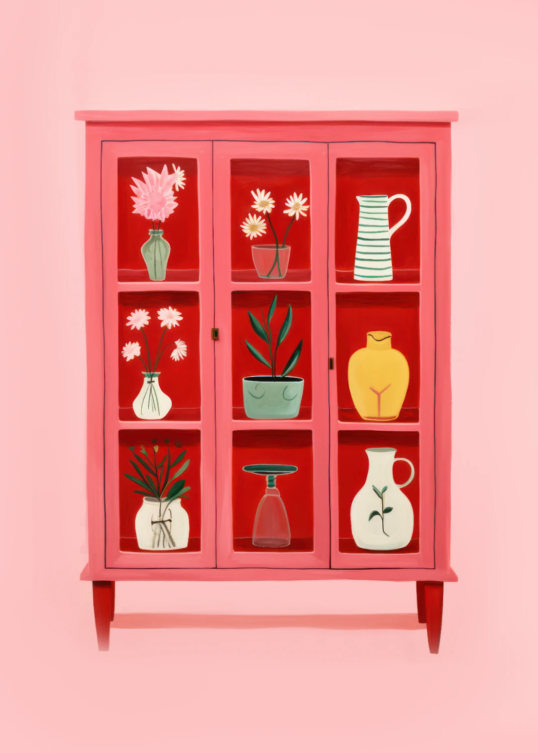 Pink Cabinet