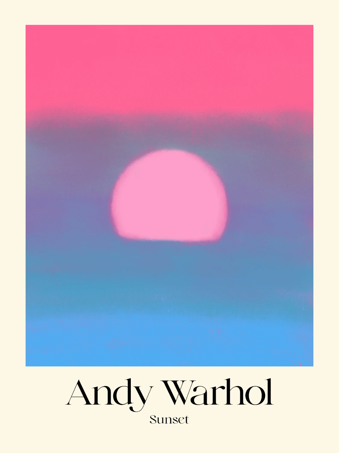Andy Warhol Sunset
