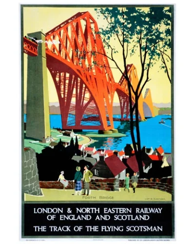 London & North Eastern Railway Of England And Scotland Vintage Travel