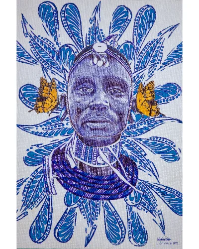 Butterfly Maasai Warrior