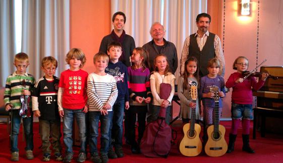 Kidsband beim Proben