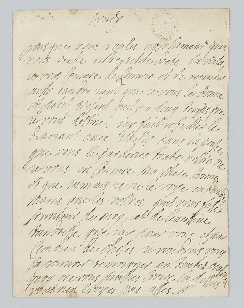 Madame de Sévigné Lettres parisiennes 2