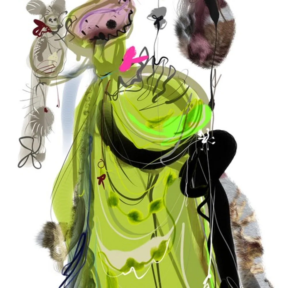 Christian Lacroix - Dessins, gribouillages et graffitis 3