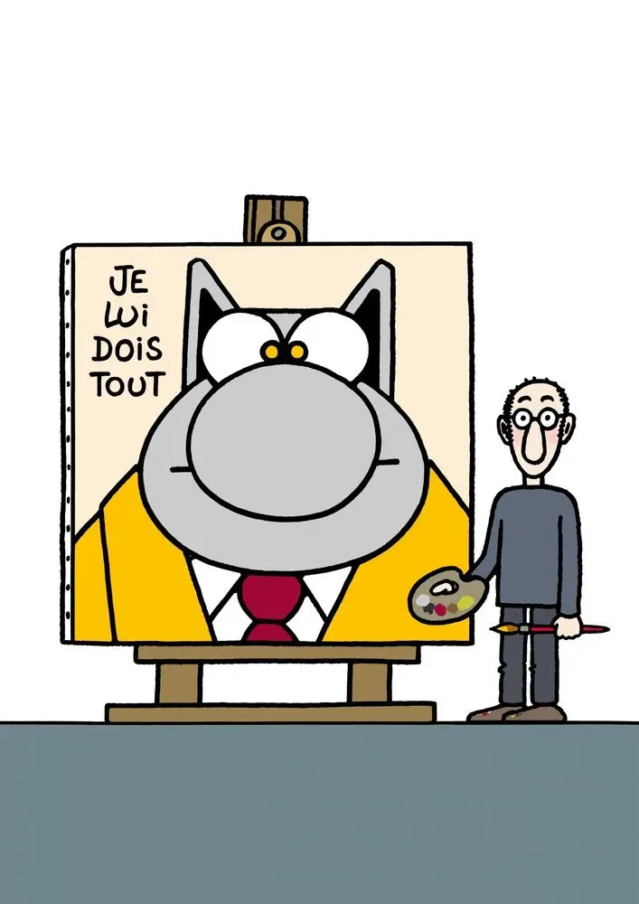 Geluck expose Le Chat