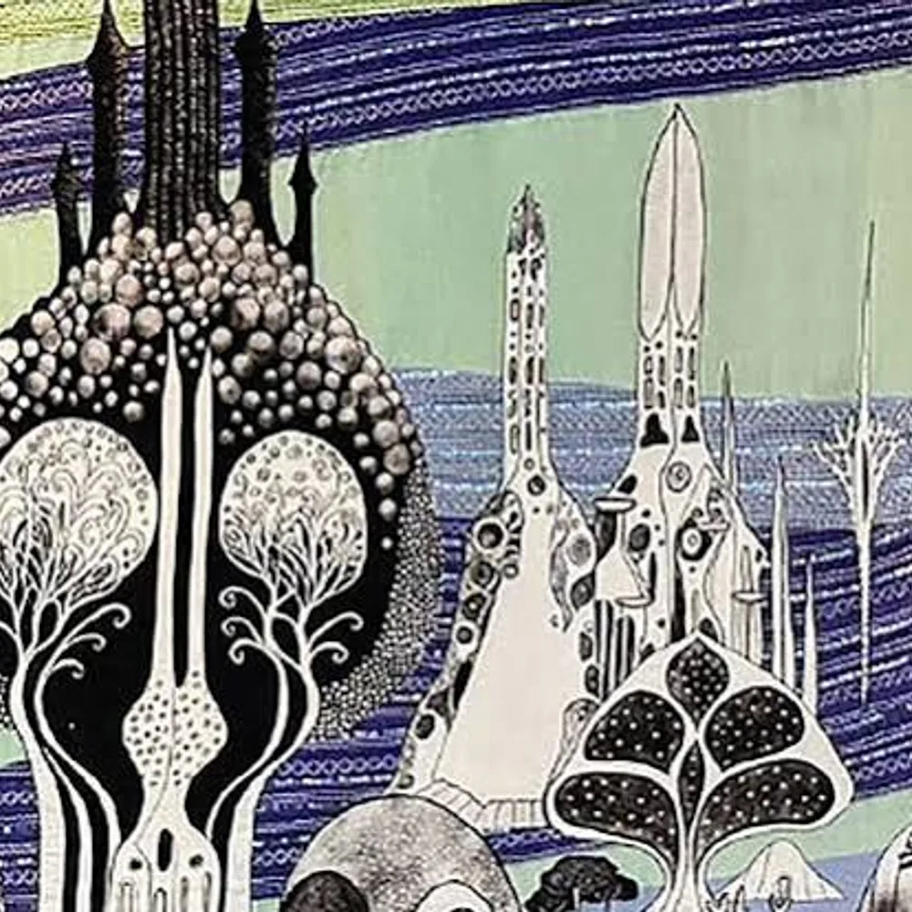 MONDES BRODÉS - Villes flottantes - Forêt universelle
