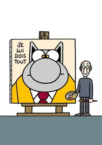 Geluck expose Le Chat