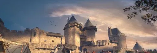 LES DERNIERS REMPARTS CARCASSONNE 1304