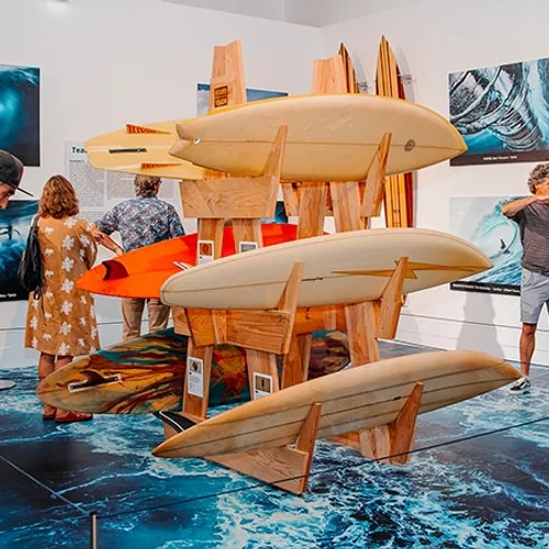 Une collection unique de 80 planches de surf historiques !