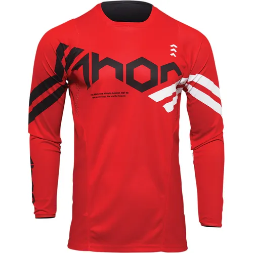 New Thor Pulse Jersey Red/White size large