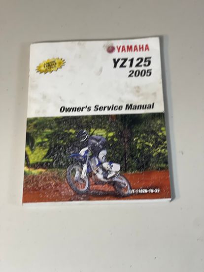 2005 Yz125 Owners Service Manual