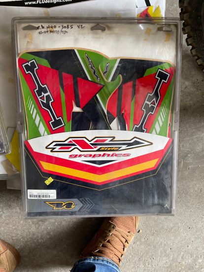 Nstyle V2 Kx 125 250 Seat Cover Graphics Combo