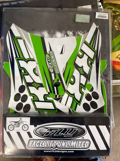 Flu Ts1 Graphics Seat Cover Kit For 06-07 Kx250f