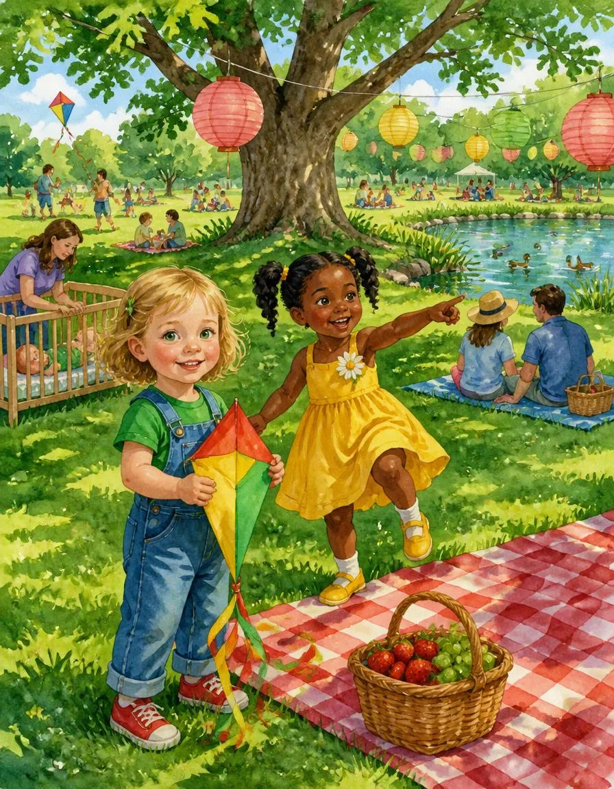 Pagina 2 di "Il picnic delle famiglie di Beatrice"
