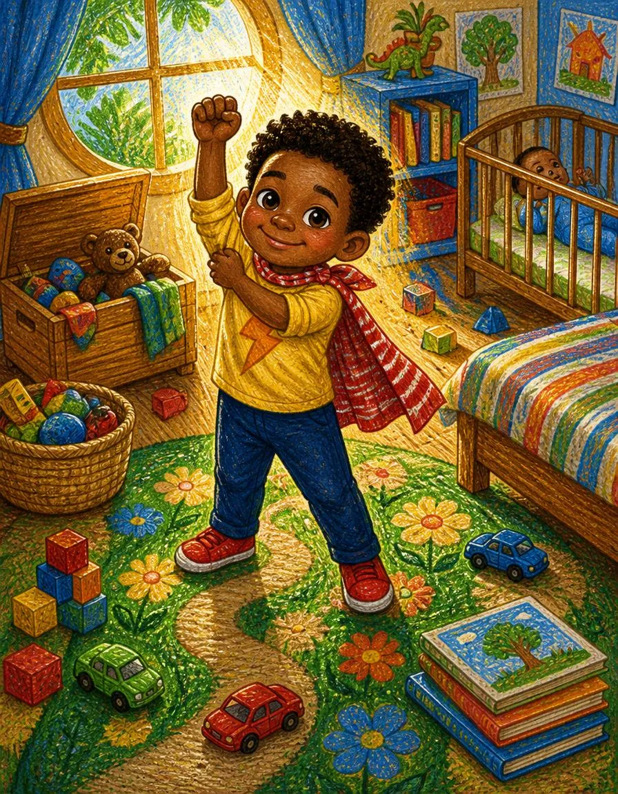 Page 2 of "Milo's Tidy-Up Tornado"