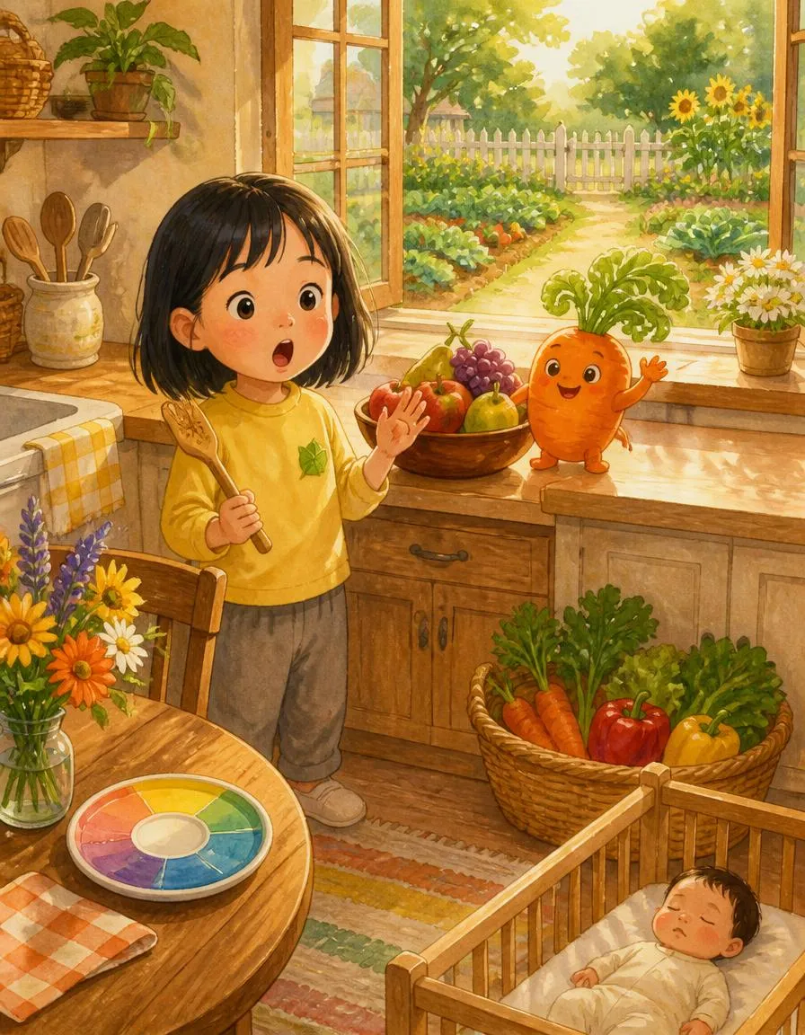 Page 1 of "Lily's Rainbow Plate Challenge"