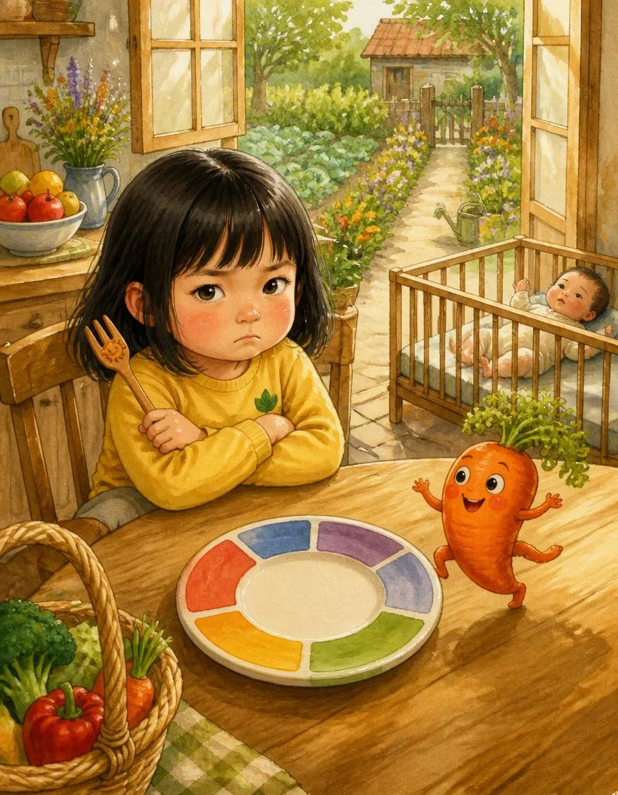 Page 2 of "Lily's Rainbow Plate Challenge"