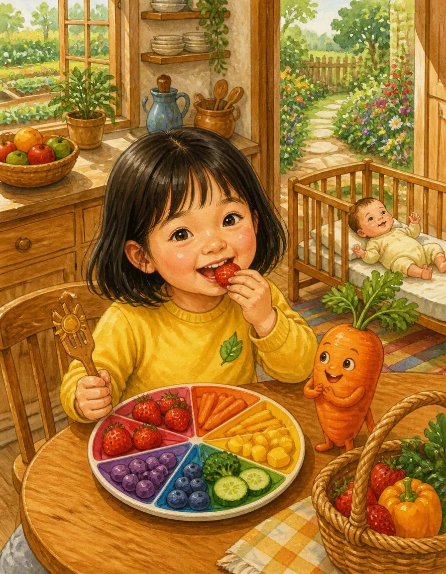 Page 3 of "Lily's Rainbow Plate Challenge"
