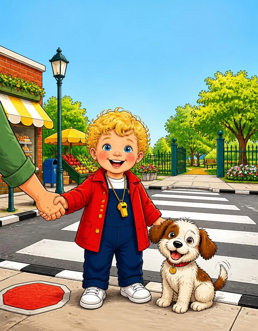 The cover of "Kai and the Stop, Look, Listen Walk"