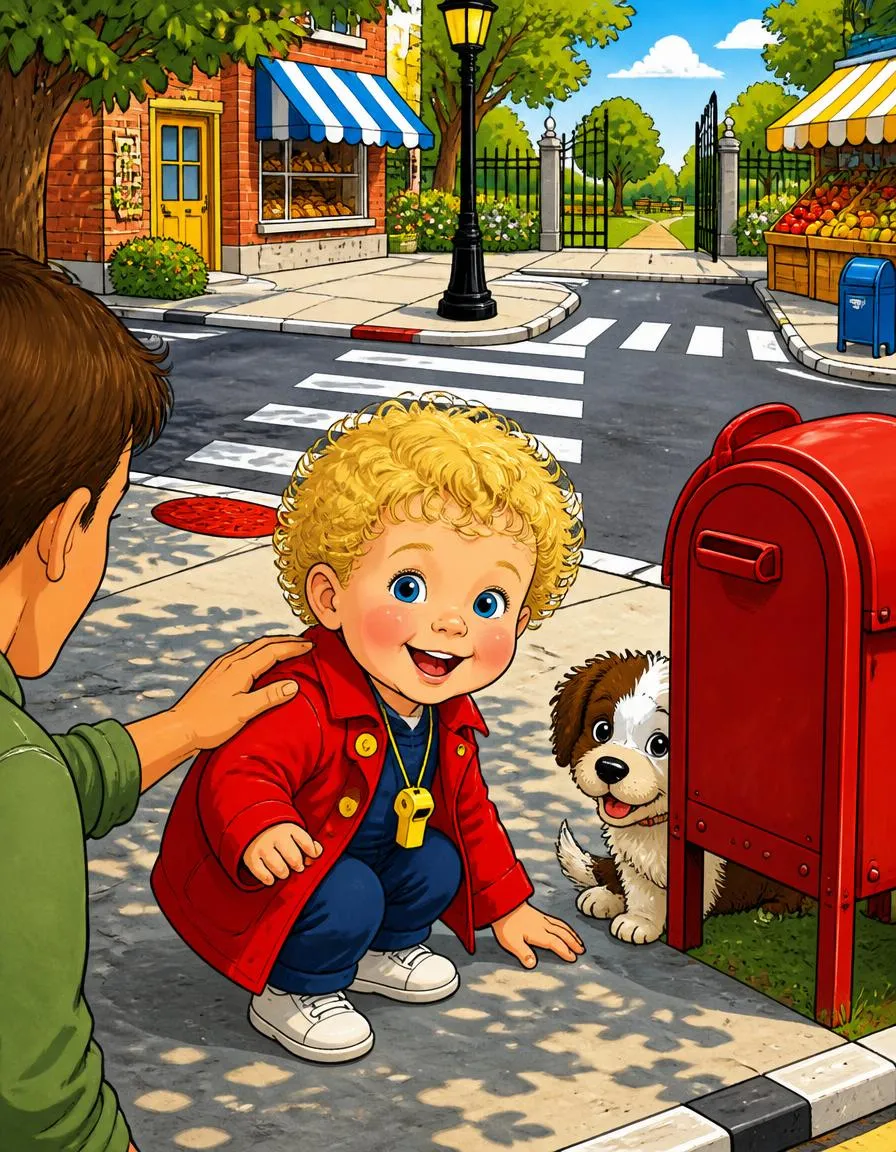 Page 2 of "Kai and the Stop, Look, Listen Walk"