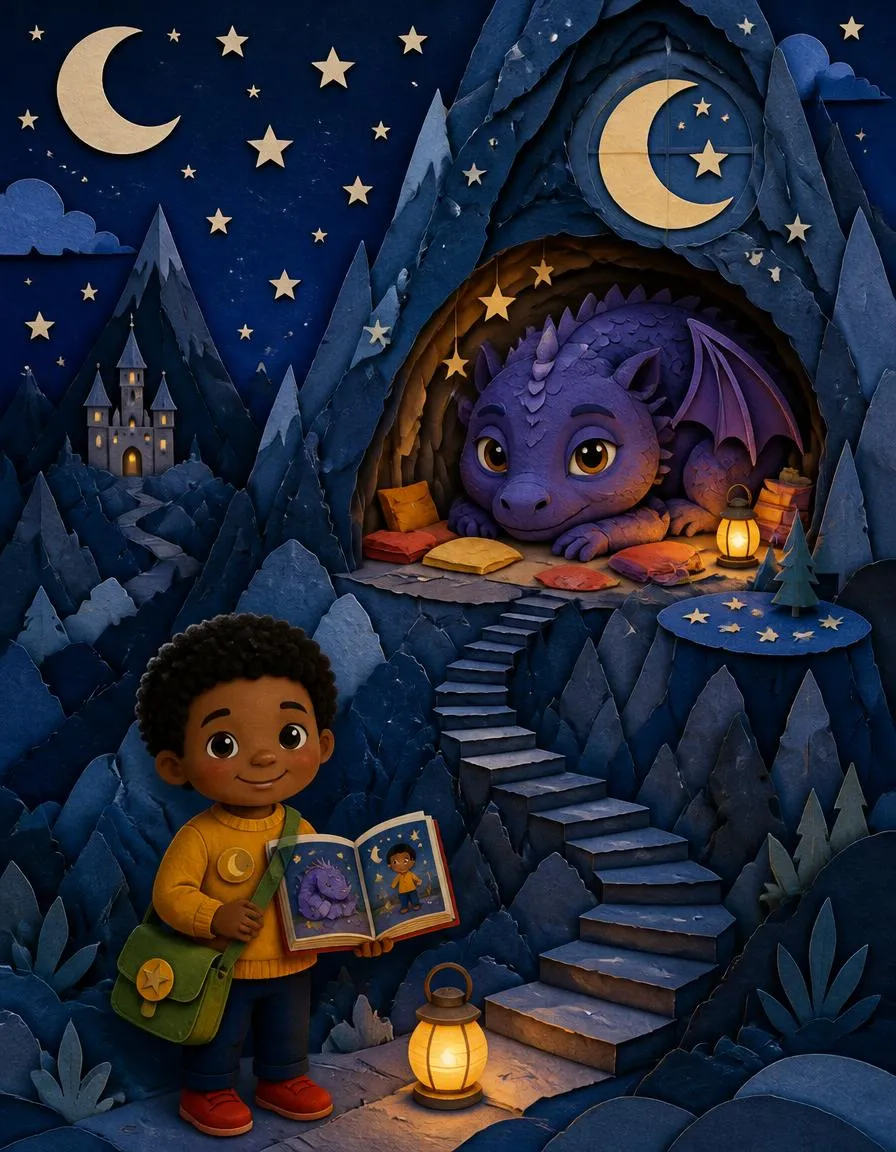 Page 1 of "Arjun Reads to the Dragon"
