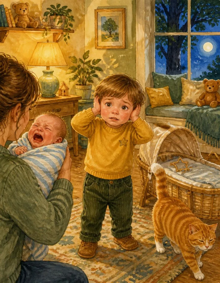 Pagina 3 di "Tommaso e il nuovo arrivato"