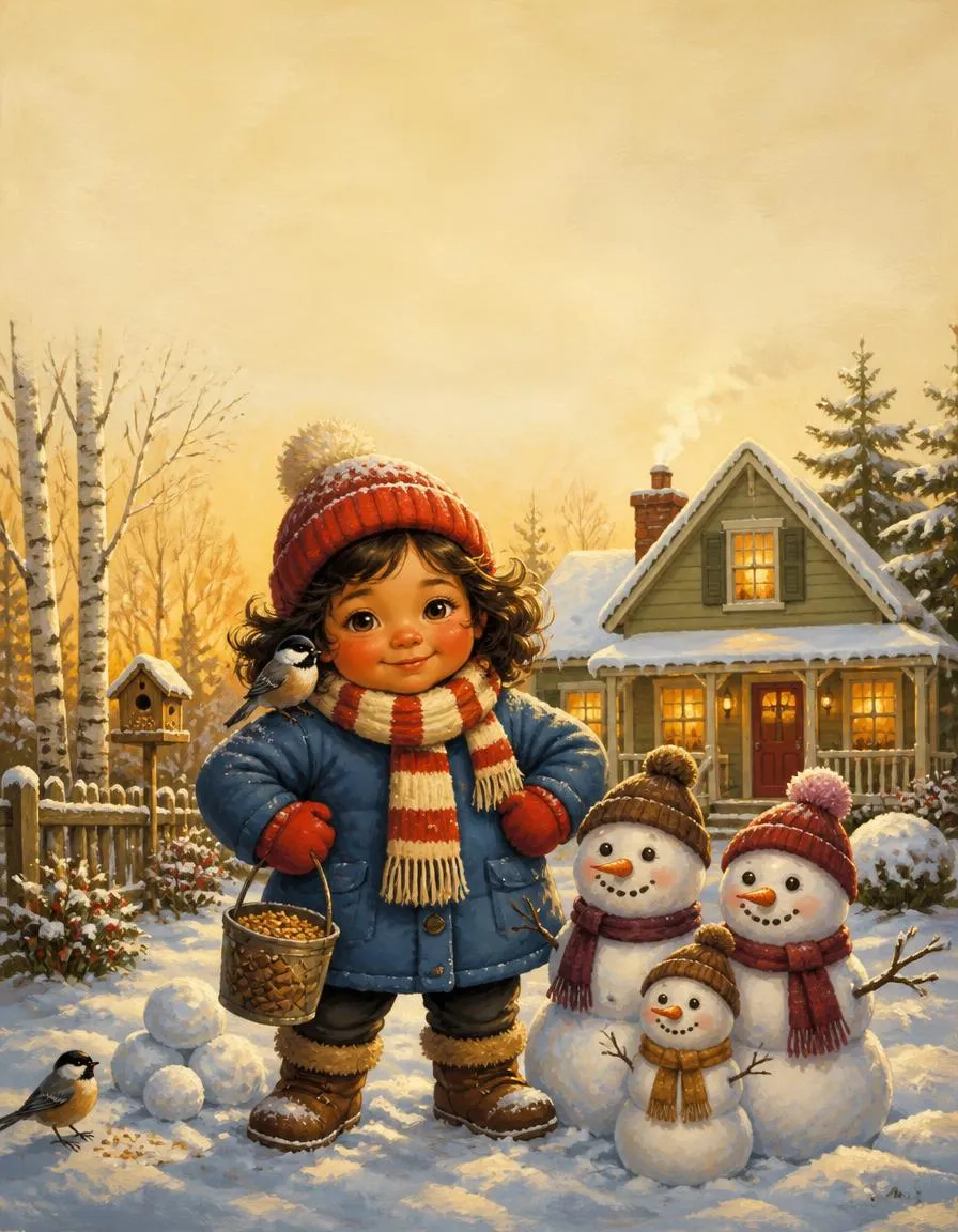 La portada de "Paula y su familia de nieve"
