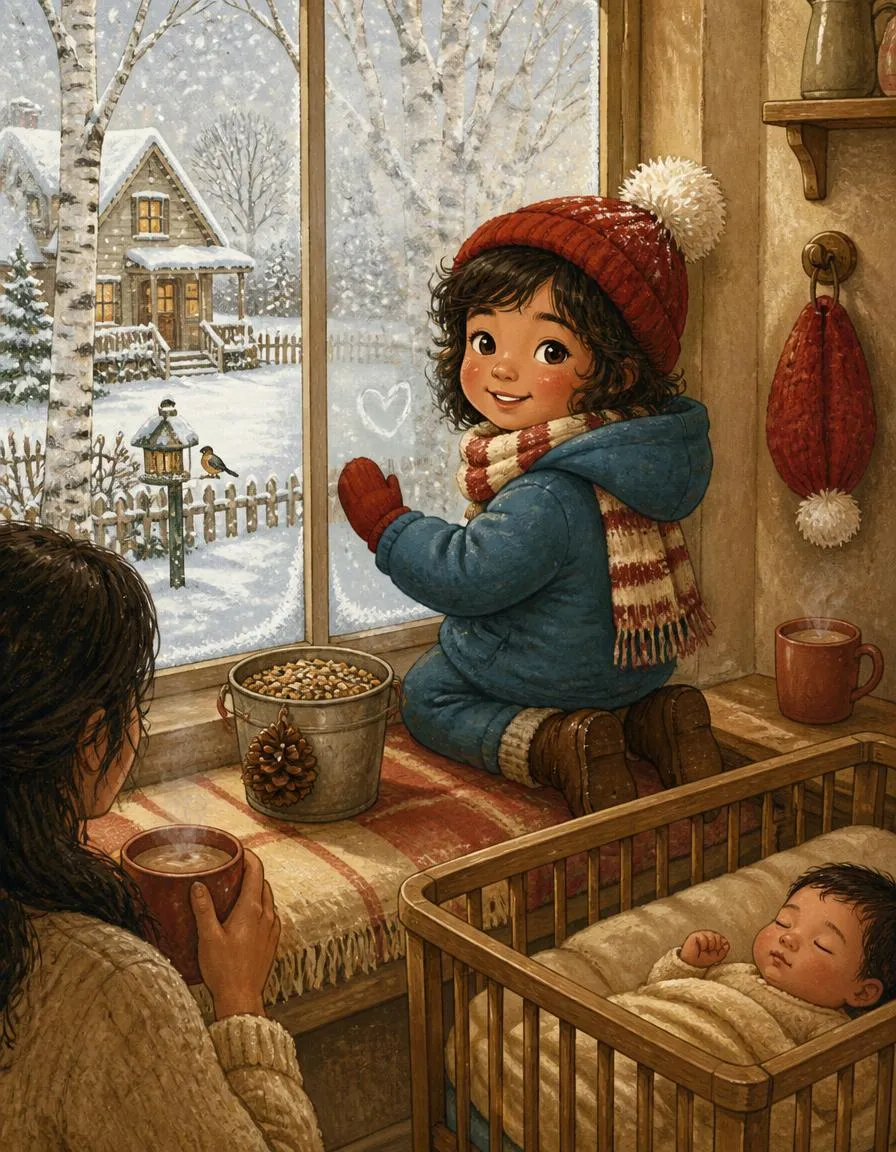 Página 1 de "Paula y su familia de nieve"