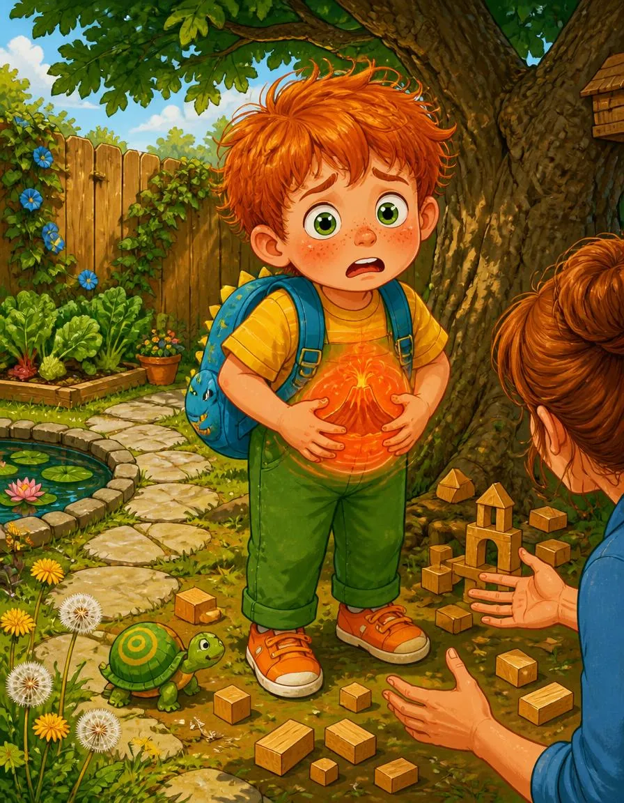 Seite 3 von „Trudi, die Schildkröte, und der kühle Vulkan“