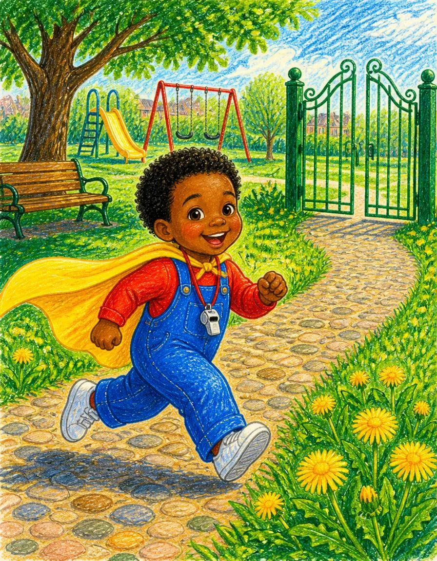 Page 1 of "Jayden and the Wide-Open Gate"