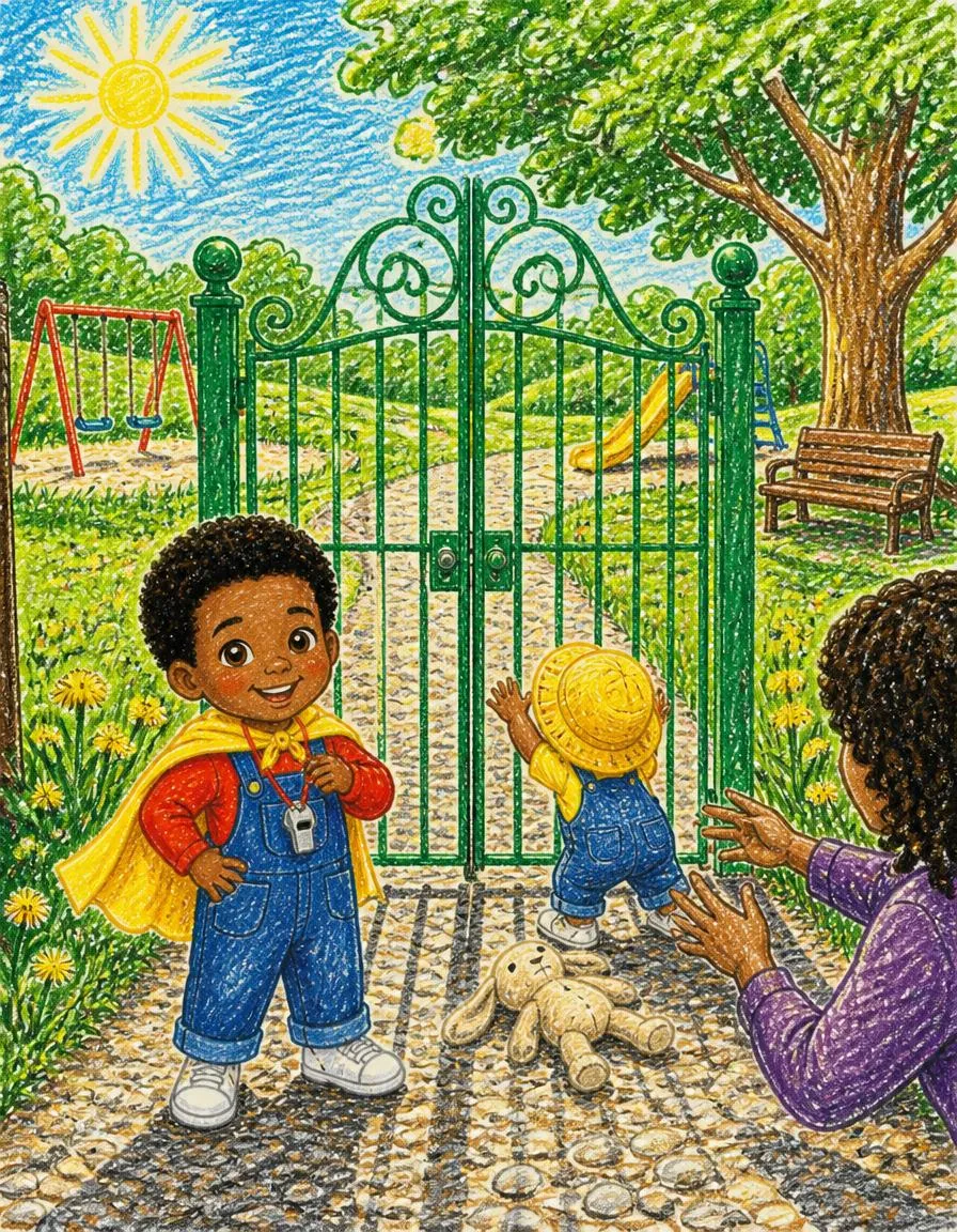 Page 3 of "Jayden and the Wide-Open Gate"