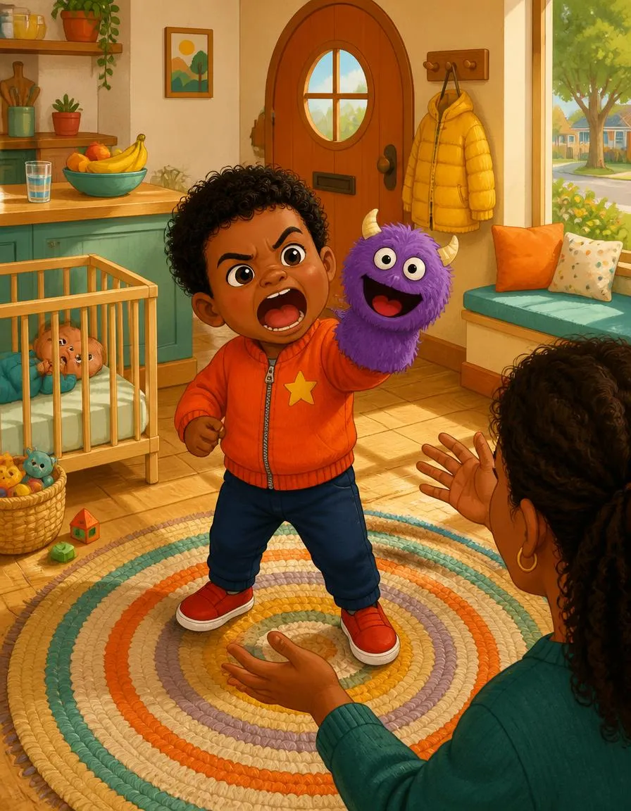 Página 3 de "Diego y el Monstruo Gruñón"